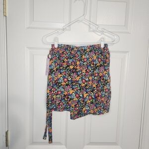 Wild Fable Pink Orange Wrap Mini Skirt